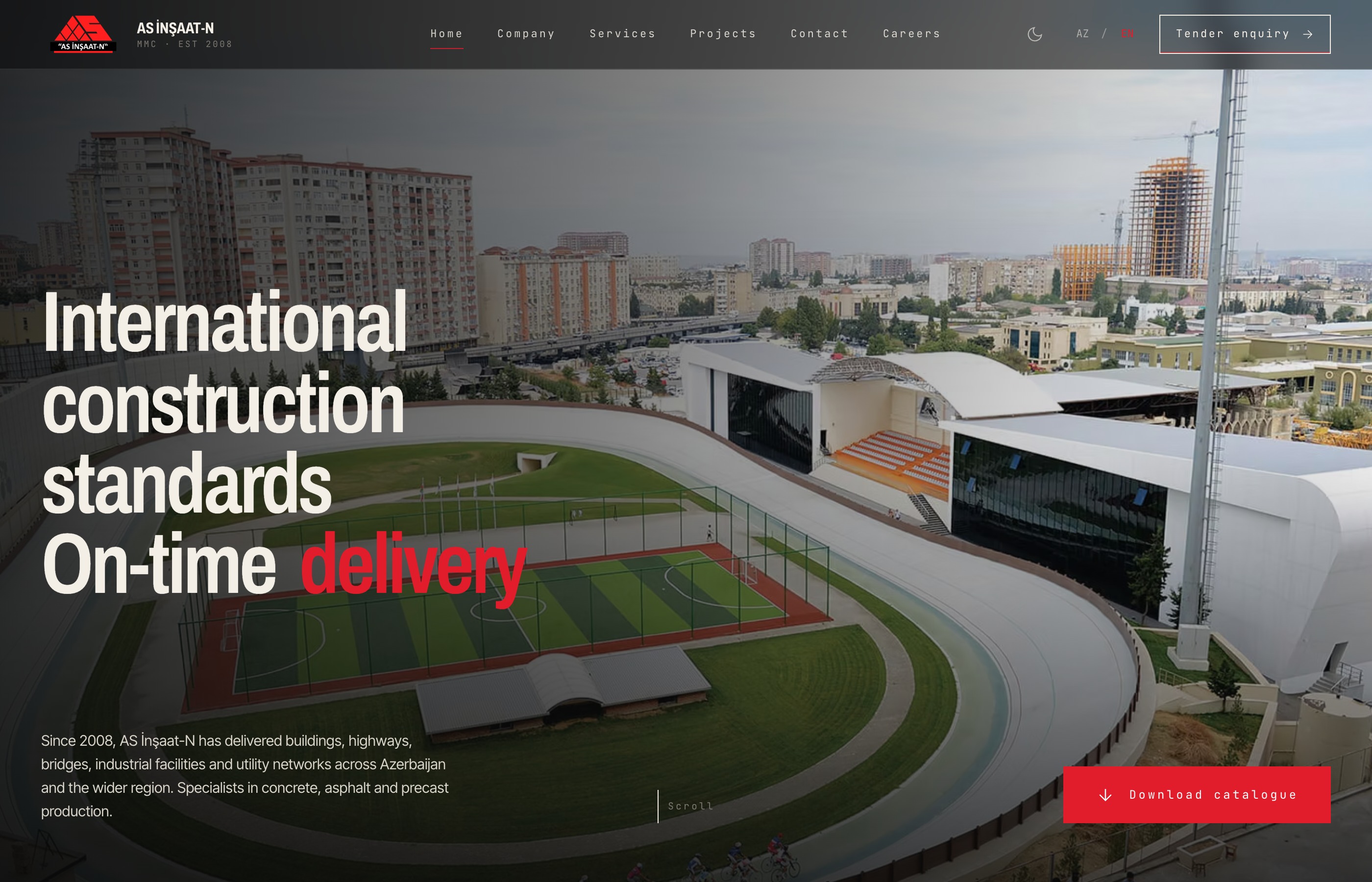AS İnşaat-N website preview
