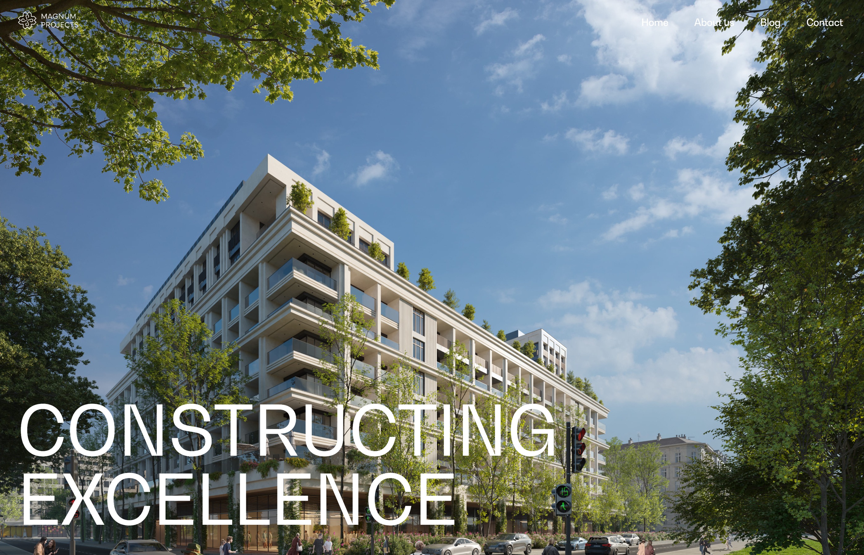 Magnum Projects website preview