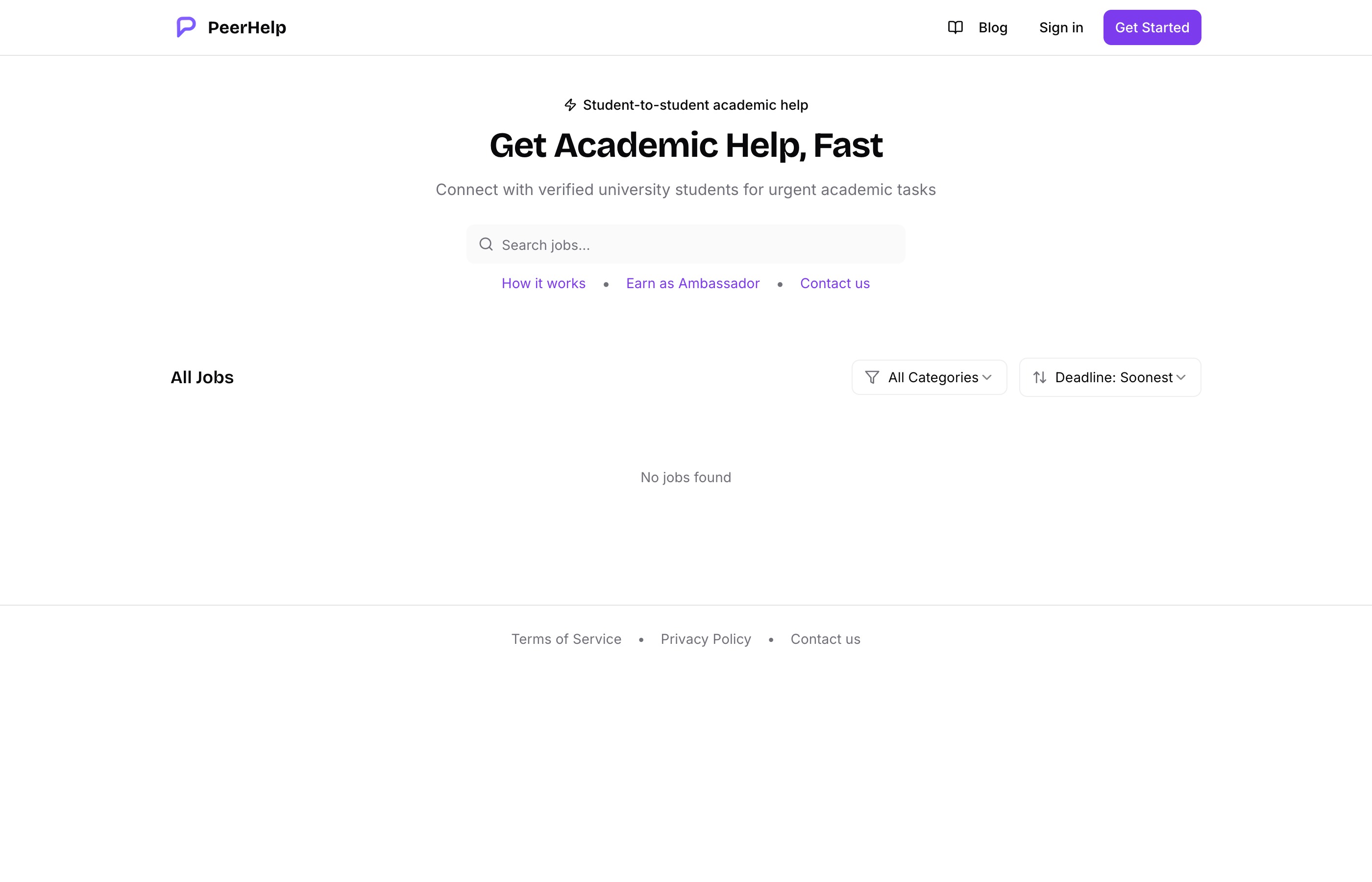 PeerHelp platform preview